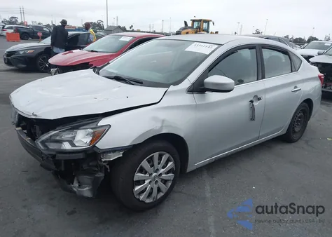 2017 Nissan Sentra Sv из США, поврежденный, VIN 3N1AB7AP3HY321893